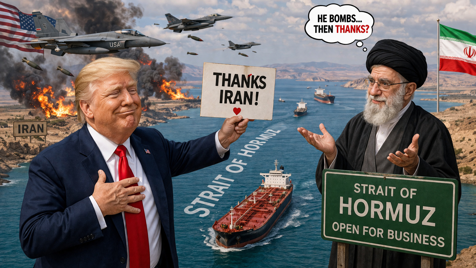 నాశనం చేస్తామన్న నోటితోనే థ్యాంక్స్ చెప్పిన ఘనుడు..