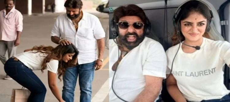 బాలయ్యను మొక్కిన హయతి