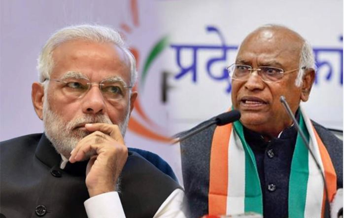 మోదీని ఉగ్రవాదితో పోల్చిన ఖర్గే