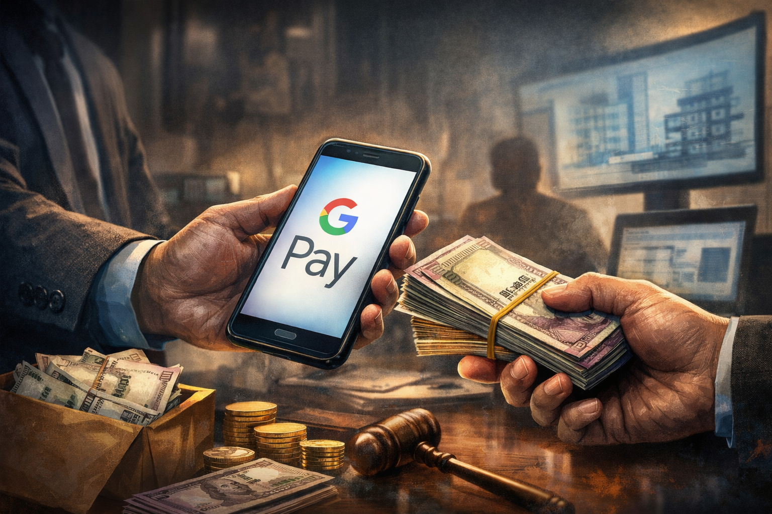 హైటెక్ అవినీతి.. గూగుల్ పేలో లంచాలు