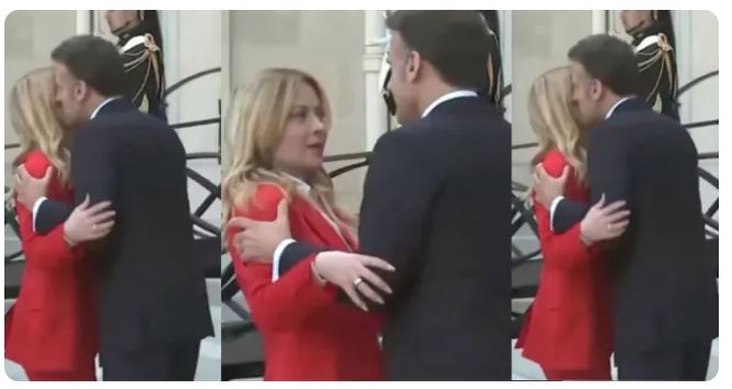 మెలోనీ బుగ్గపై ఇమ్మాన్యుయేల్ ముద్దు..!