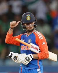 దూబే బ్యాట్ తో అభిషేక్ హాఫ్ సెంచరీ