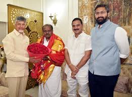 చంద్రబాబు సీఎం కావడం ఏపీ ప్రజల అదృష్టం: కేంద్రమంత్రి కుమారస్వామి