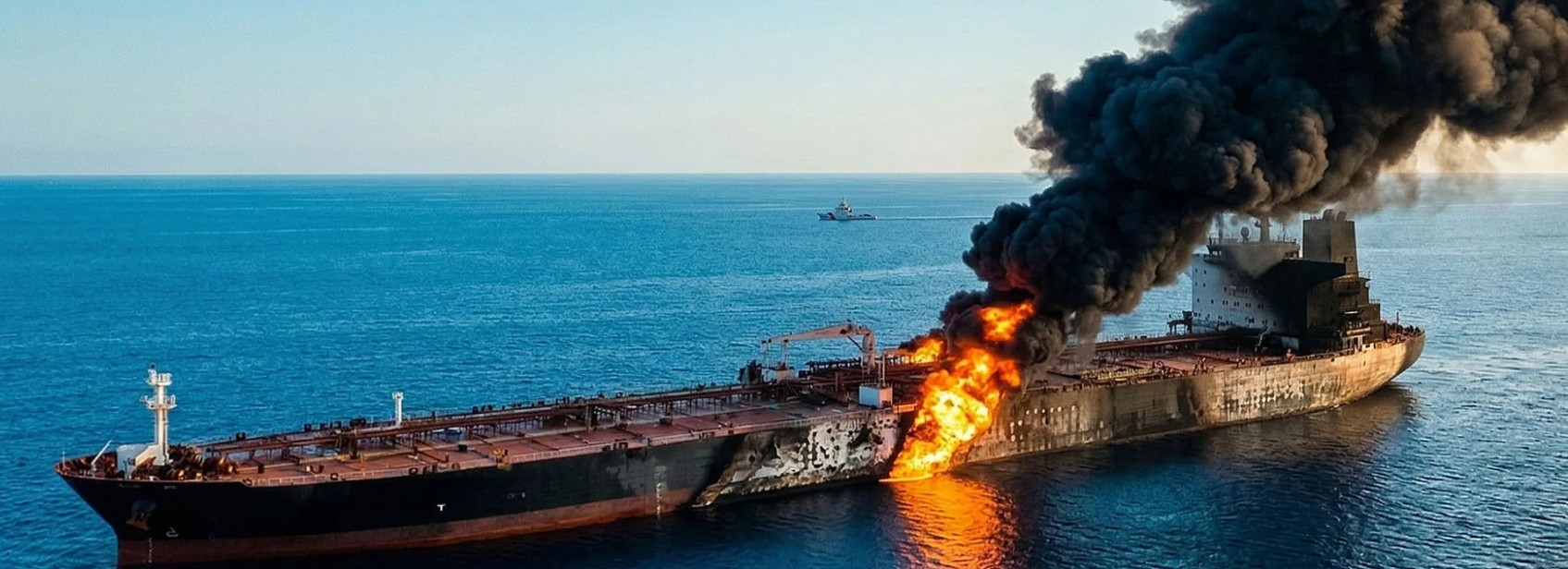 అల్లకల్లోలంగా మారిన హర్మూజ్ జల సంధి.. సైనిక, రవాణా నౌకలపై క్షిపణి దాడులు