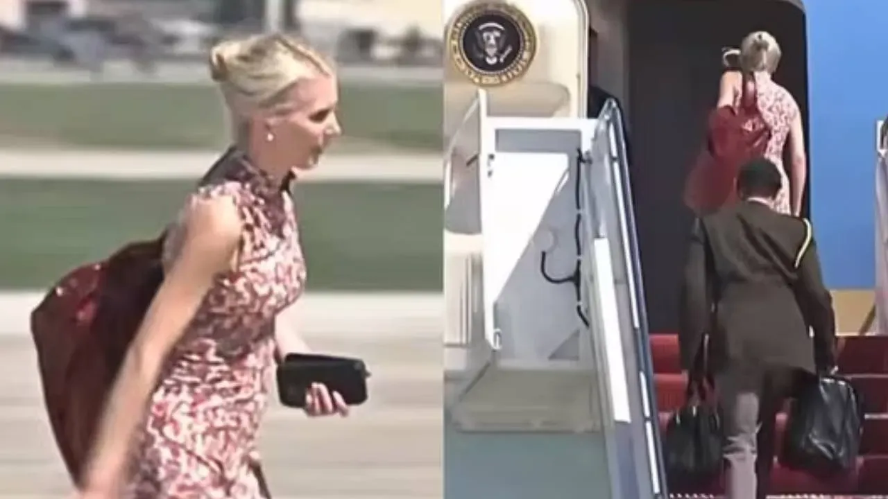 ట్రంప్ పర్యటనలో వైరల్ అయిన ఆ మహిళ ఎవరు?